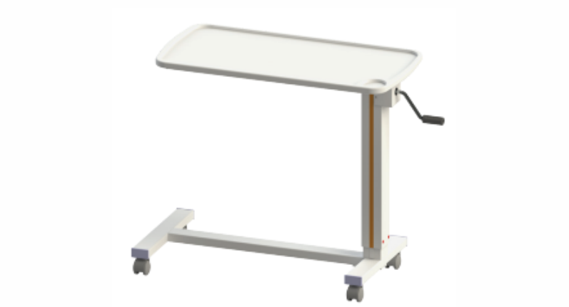 AX1012P Wardcare Adjustable Bedside Table
