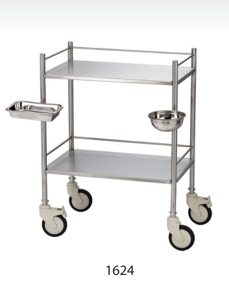 1624 FULLY SS INSTRUMENT TROLLEY