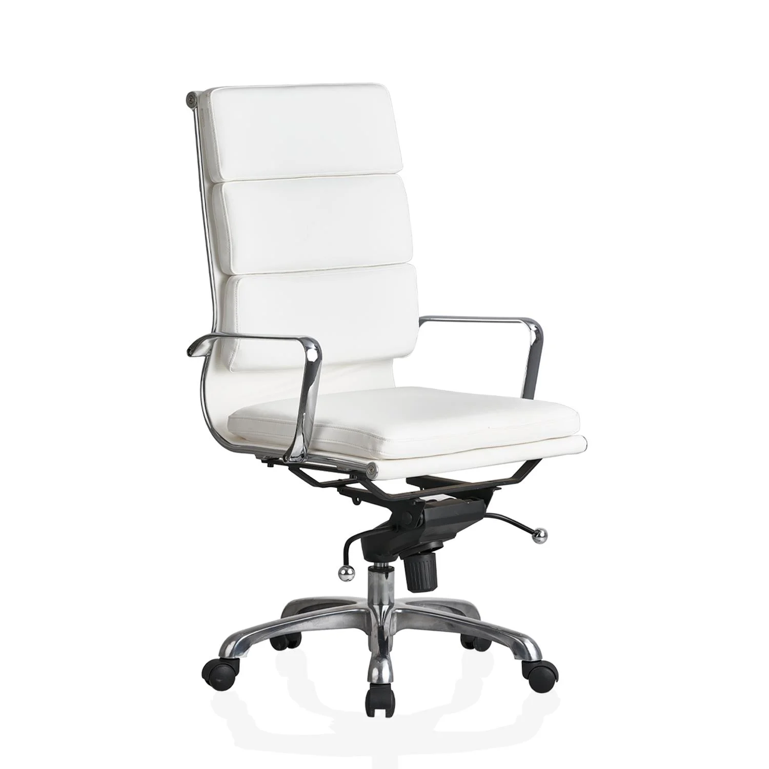Chrome YS 6040 High Back Leatherette Chair