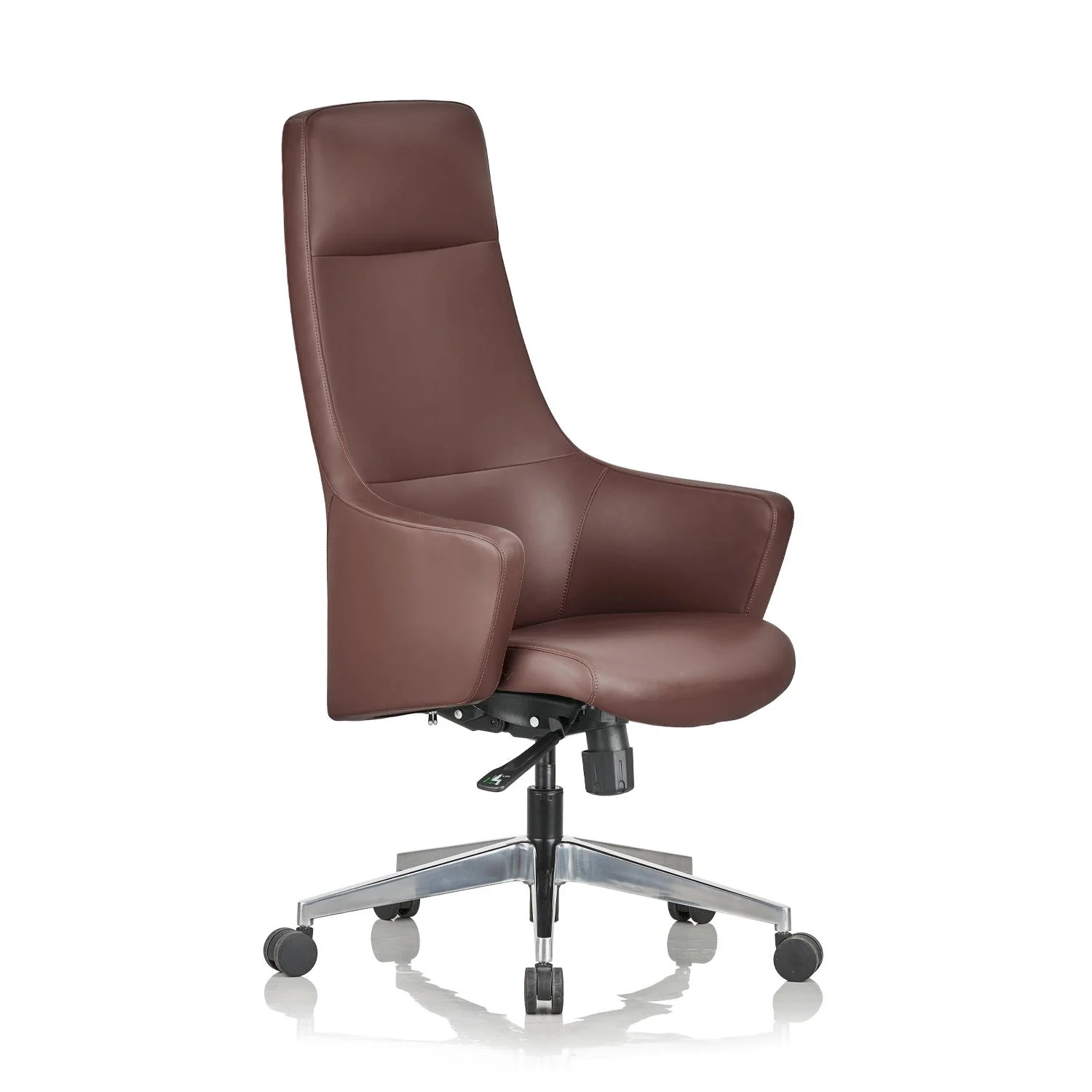 Indigo High Back Leather Chair