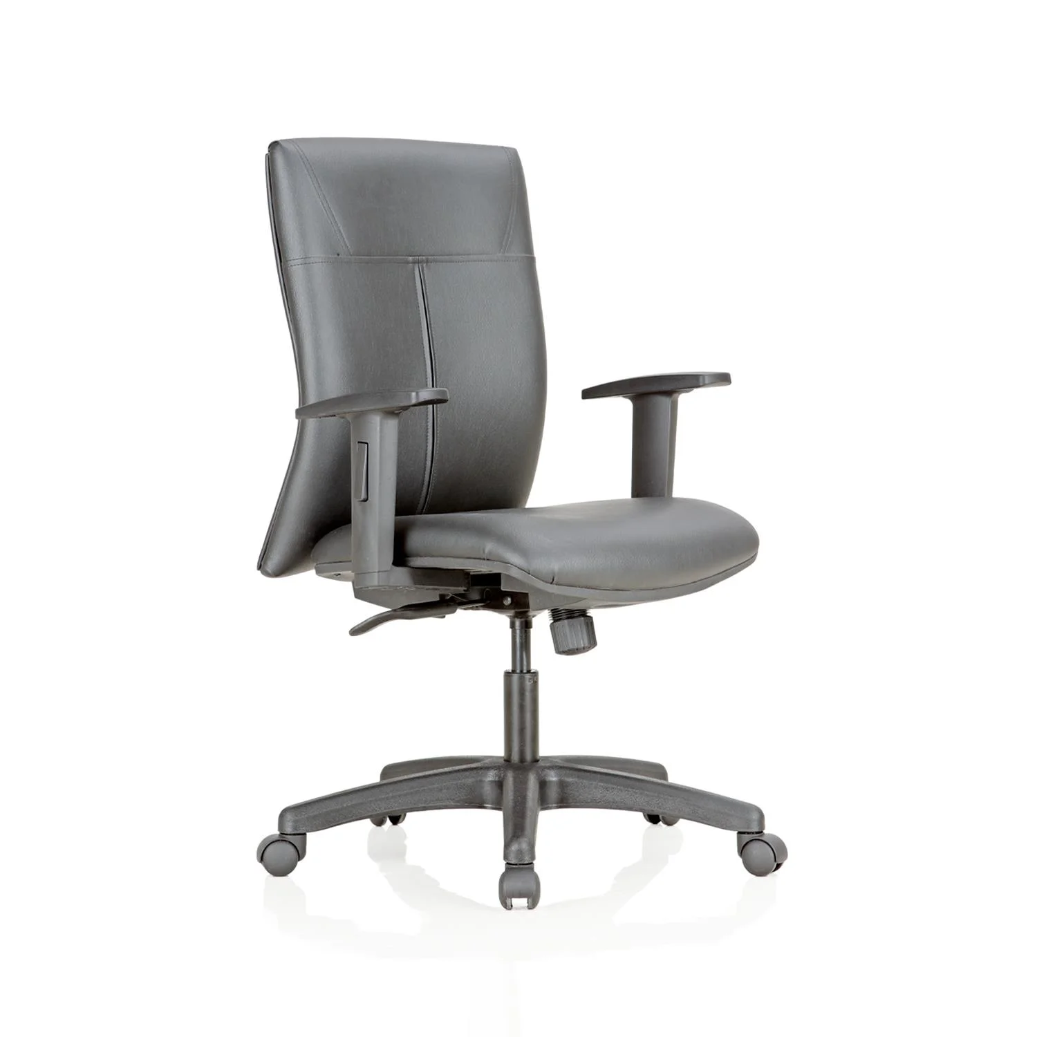 Click Leatherette Medium Back Chair