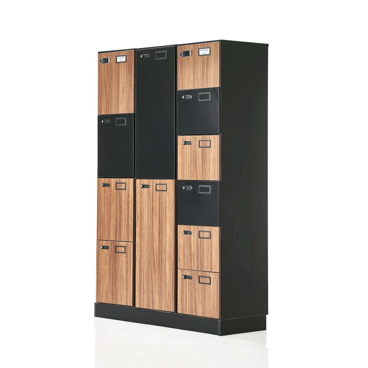 Wooden Locker with 12 Drawers