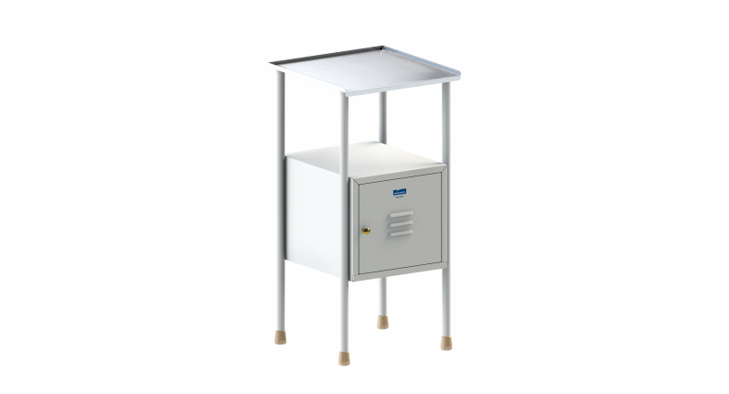 AX1001 Wardcare Bedside Locker With SS Top