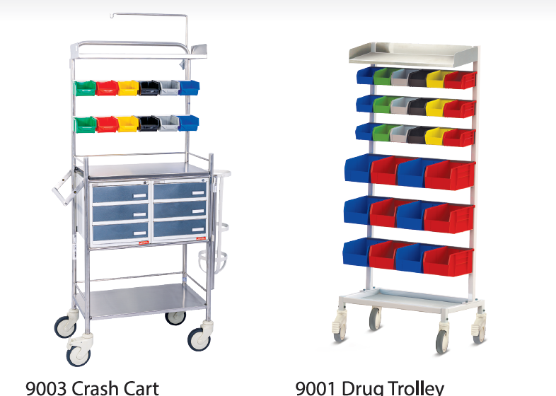 9003 CRASH CART / 9001 DRUG TROLLEY