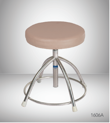 1606A FOUR LEGS REVOLVING STOOL FULLY SS